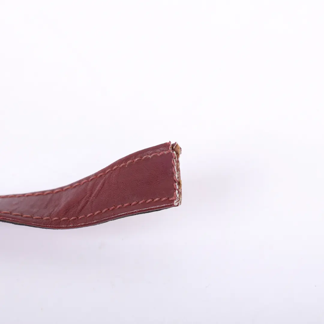 Cartier Must de Cartier Burgundy Leather Shoulder Bag