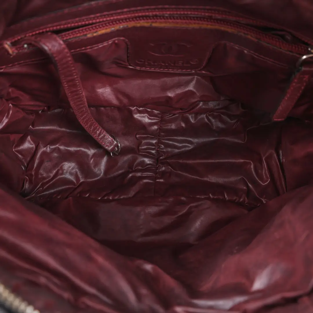 Chanel Coco Cocoon Black Quilted Nylon Messenger Bag