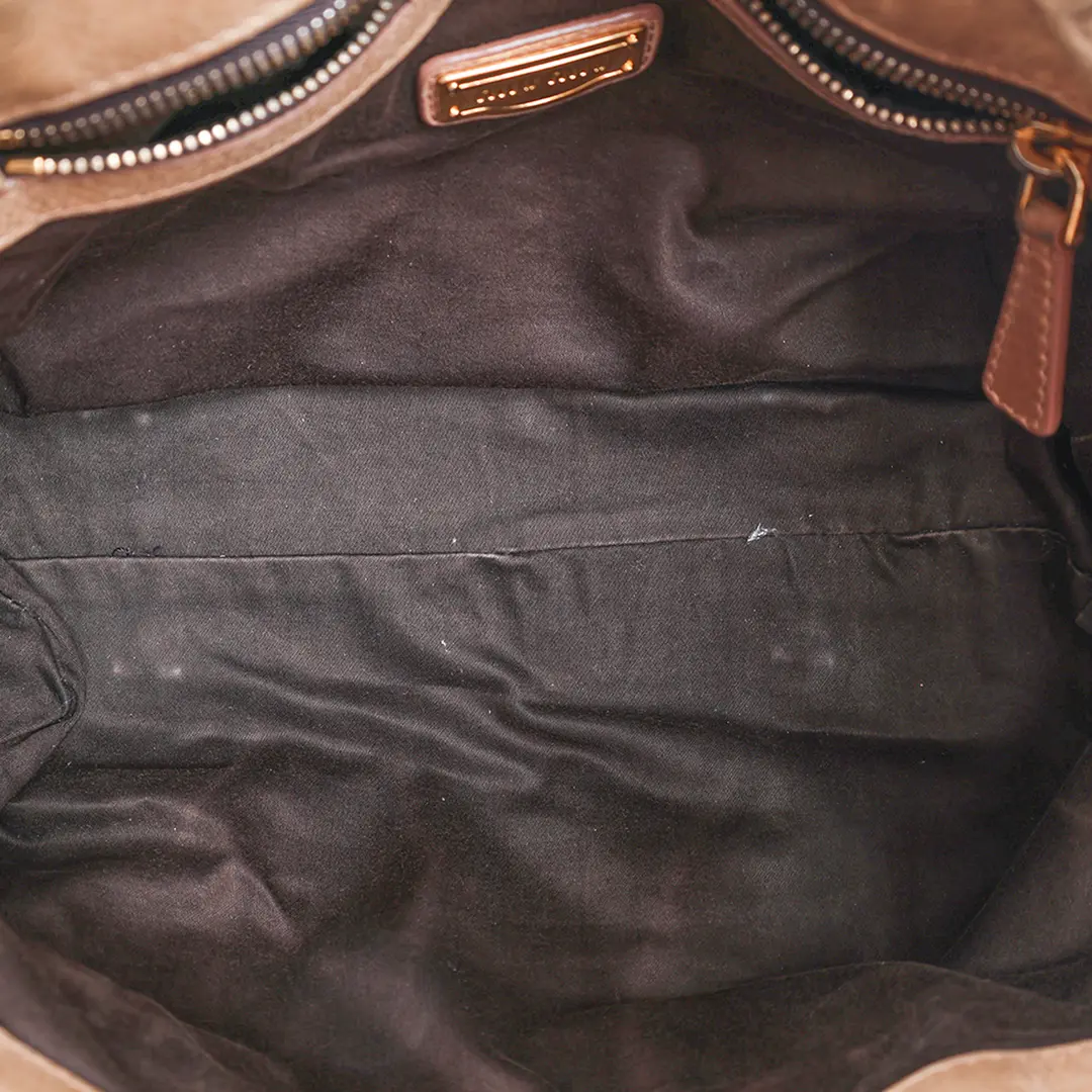 Miu Miu Coffer Beige Vitello Lux Leather Satchel Bag