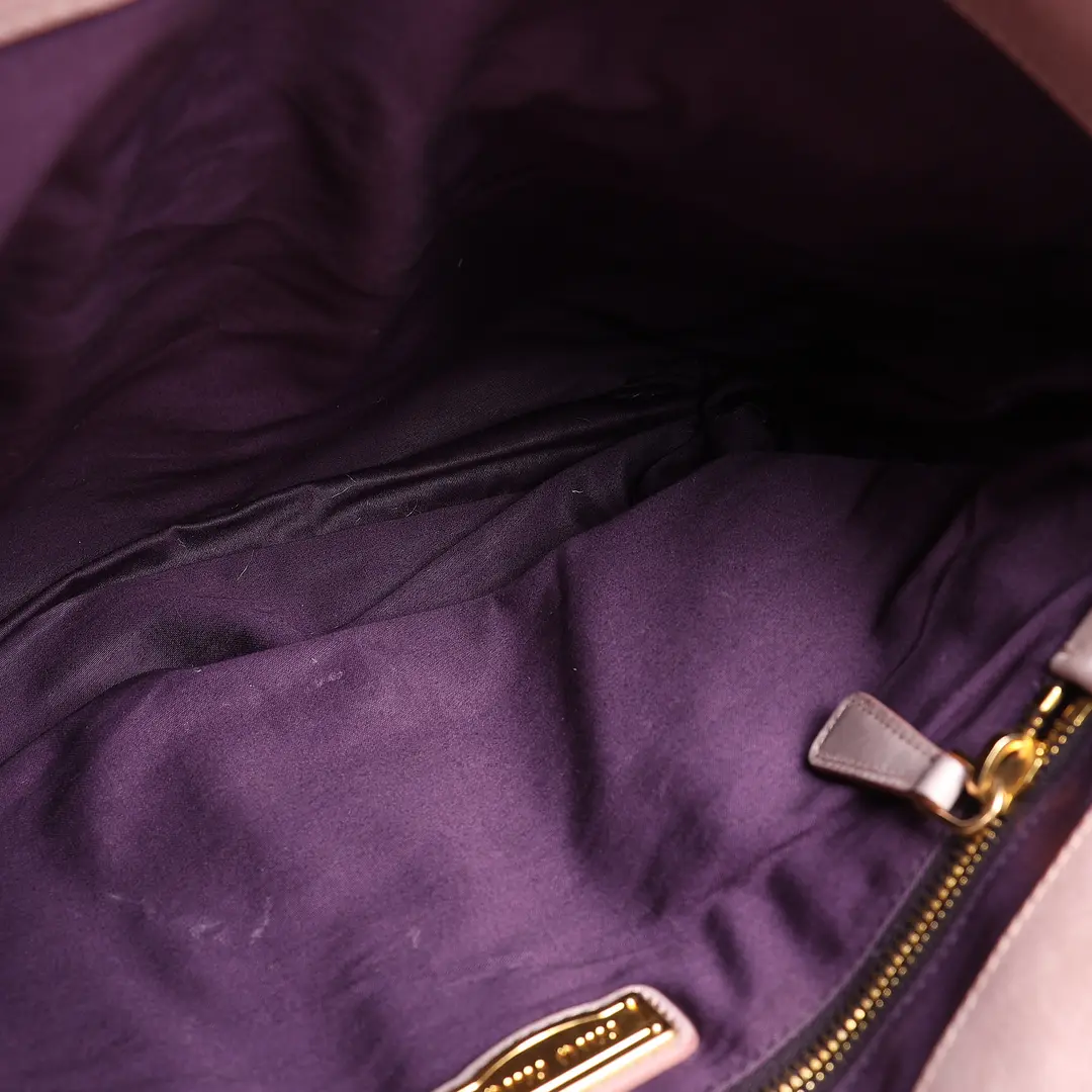 Miu Miu Coffer Pink Matelasse Leather Shoulder Bag