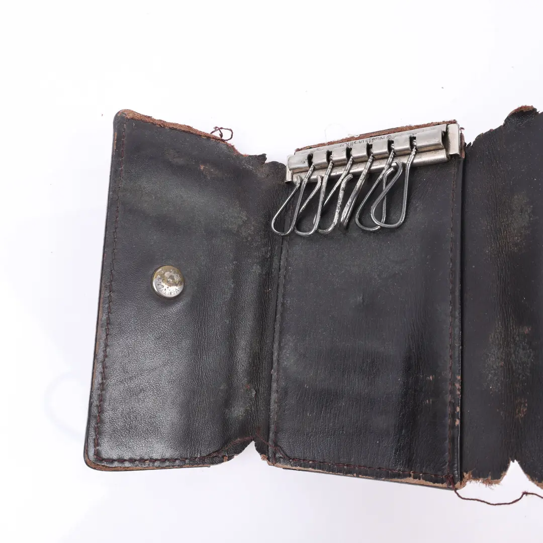 Louis Vuitton Multicles 6 Black Leather Key Case
