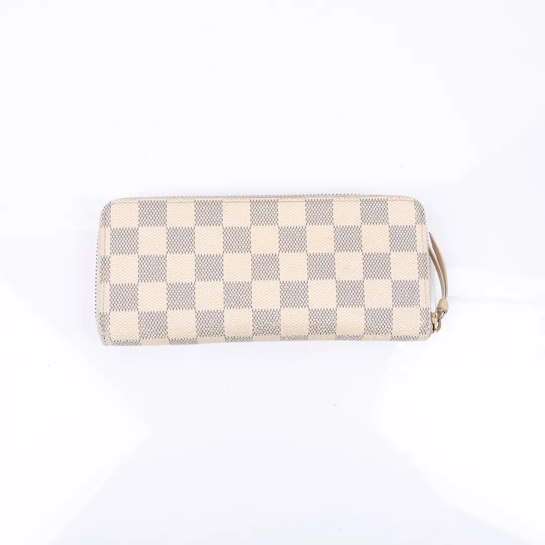 Louis Vuitton Zippy Beige Damier Azur Wallet