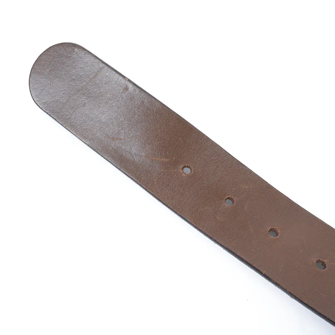 Gucci Interlocking G Brown Leather Belt