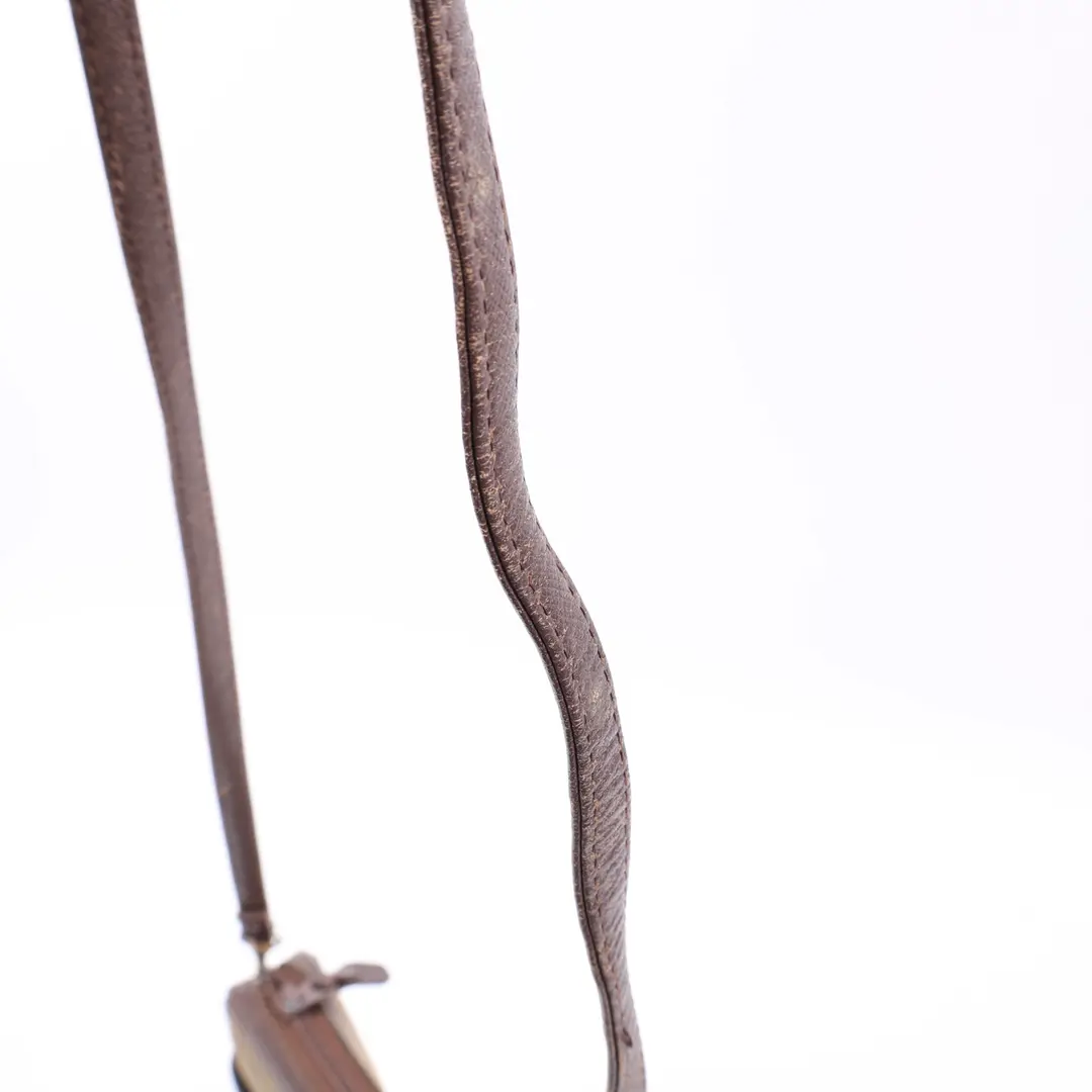 Burberry Vintage Check Beige Canvas Crossbody Bag