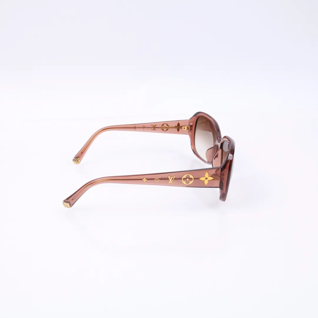 Louis Vuitton Soupcon Rond Brown Acetate Sunglasses