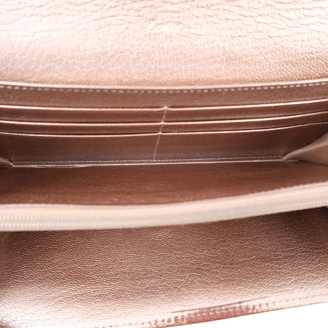 Cartier Love Pink Metallic Leather Wallet