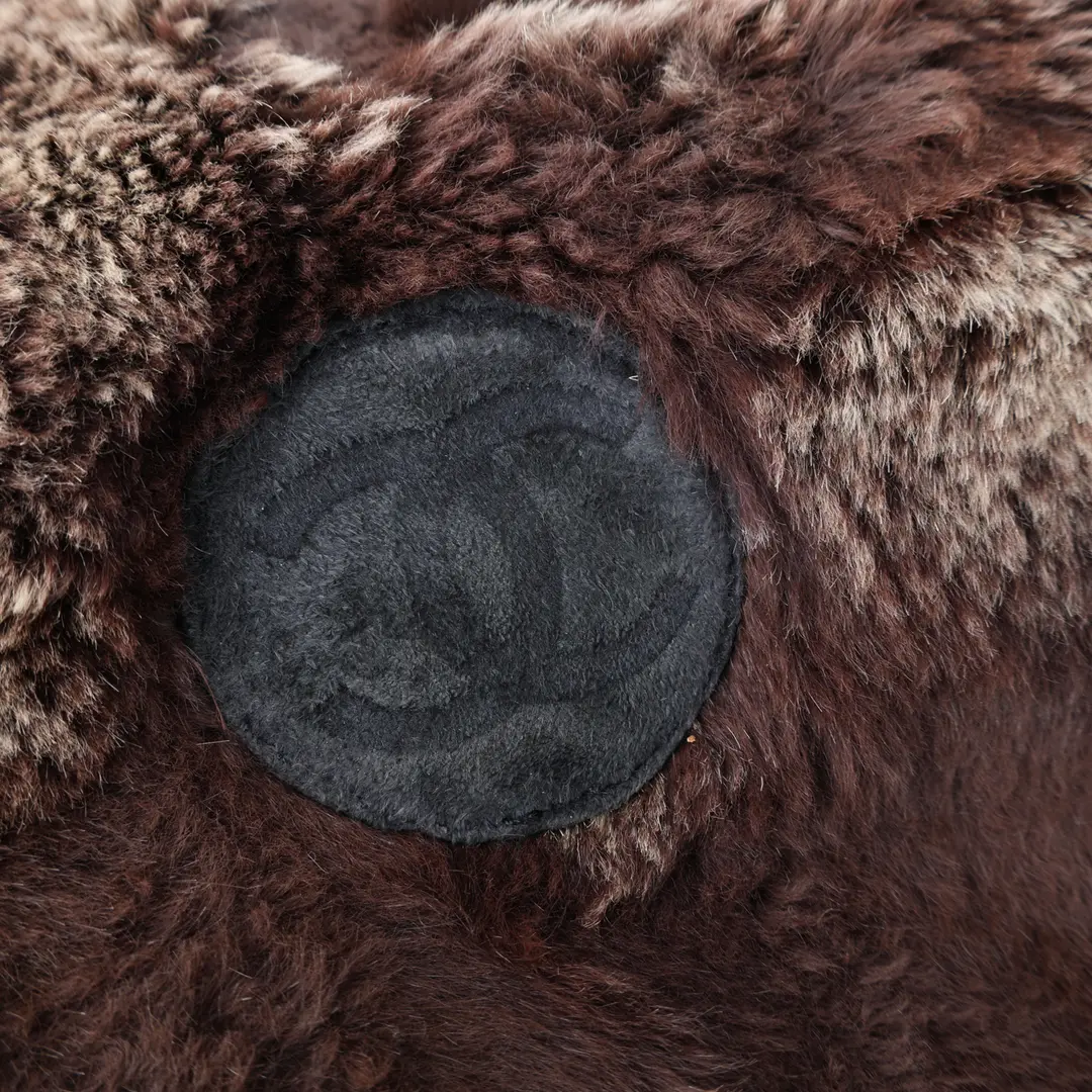 Chanel Patchwork Fur Brown Fur Tote Bag