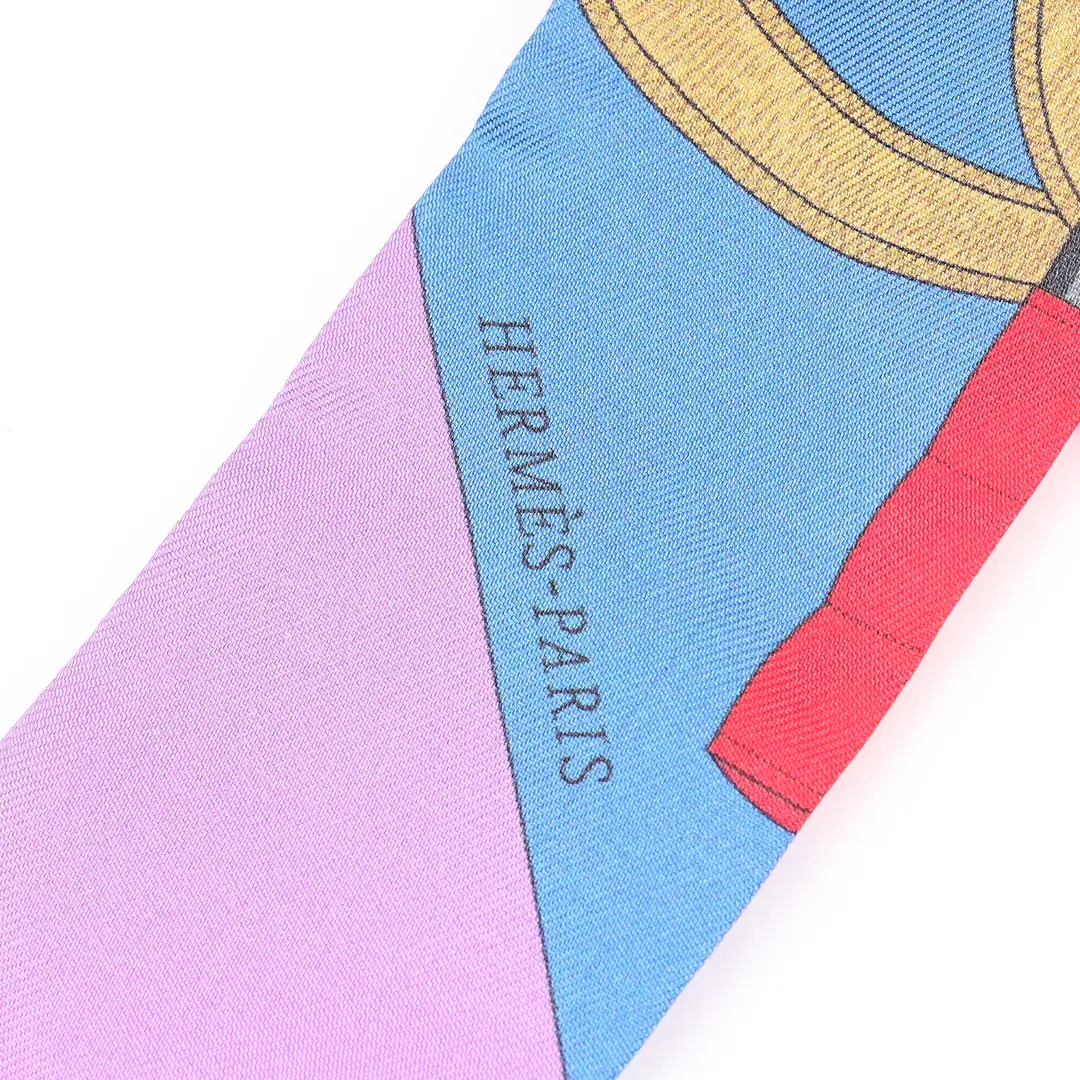 Hermes Brides de Gala Blue Silk Scarf