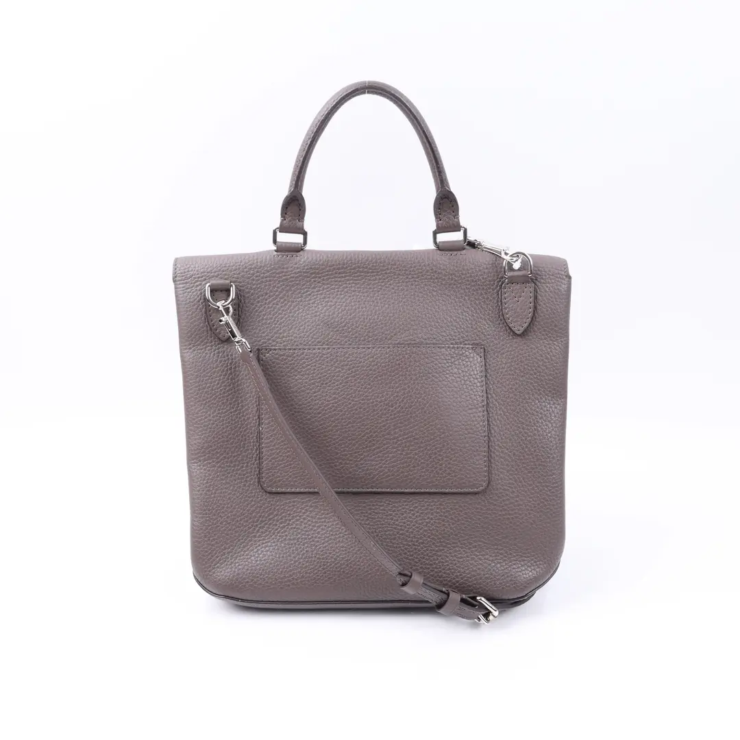 Louis Vuitton Lockme II Gray Leather Shoulder Bag