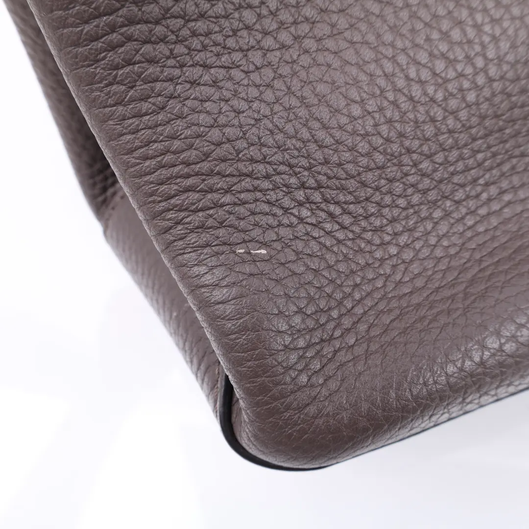 Louis Vuitton Lockme II Gray Leather Shoulder Bag
