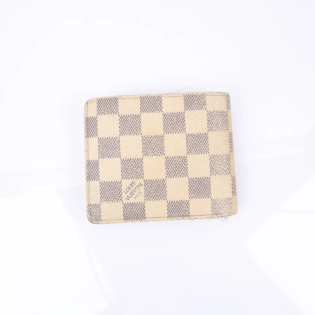 Louis Vuitton Marco White Damier Azur Wallet