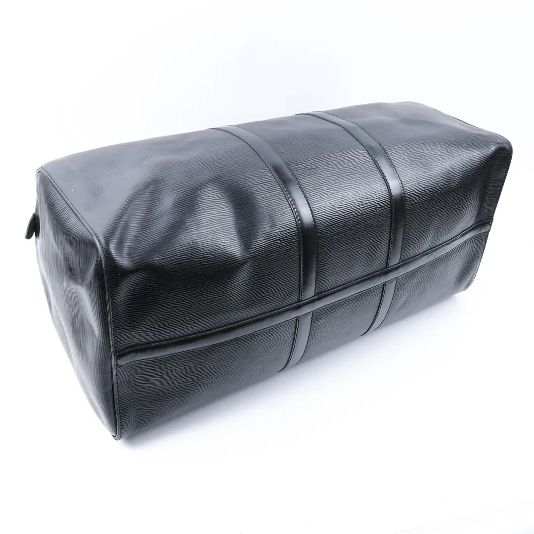 Louis Vuitton Keepall Black Epi Leather Duffle Bag