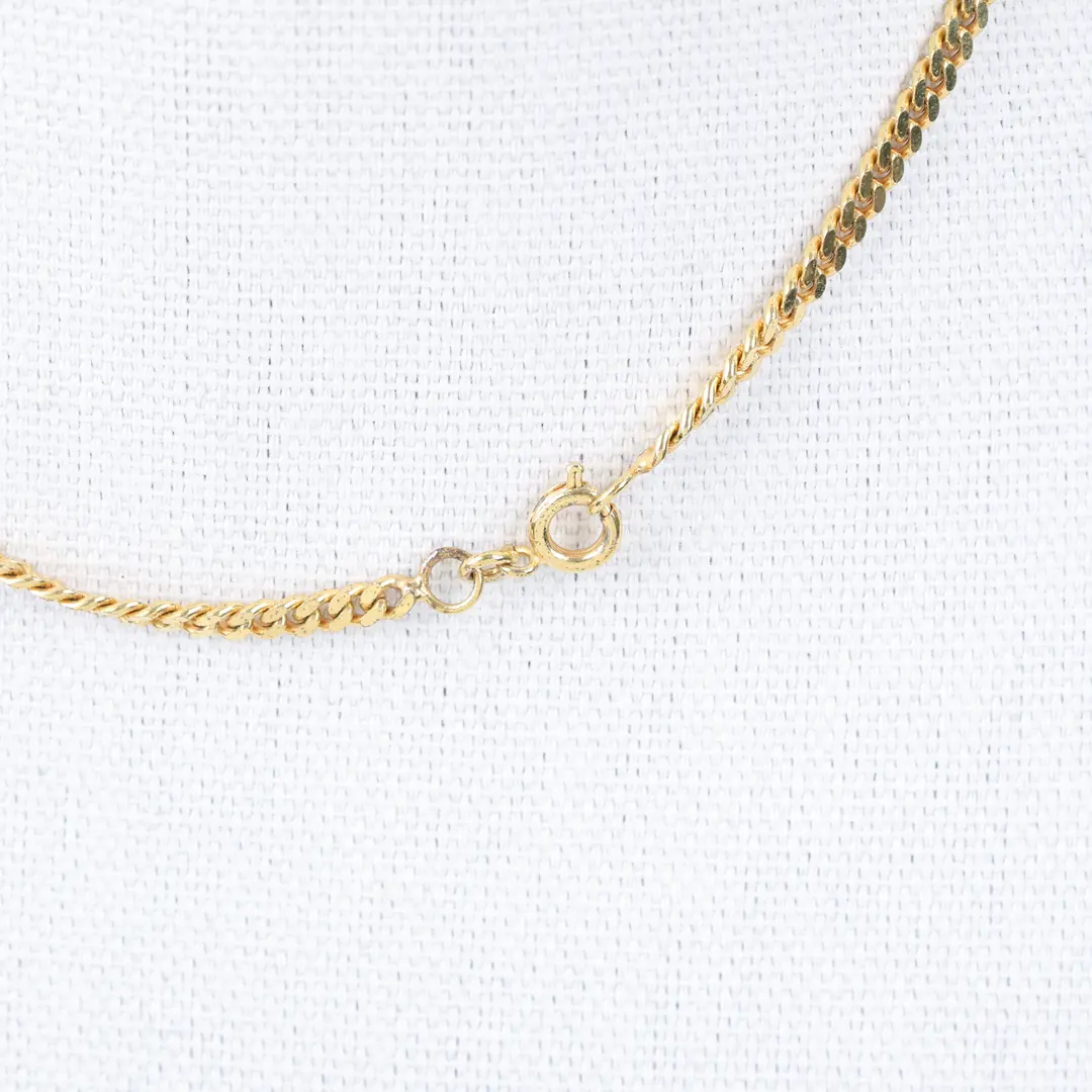 Celine Triomphe Gold Gold Plated Necklace