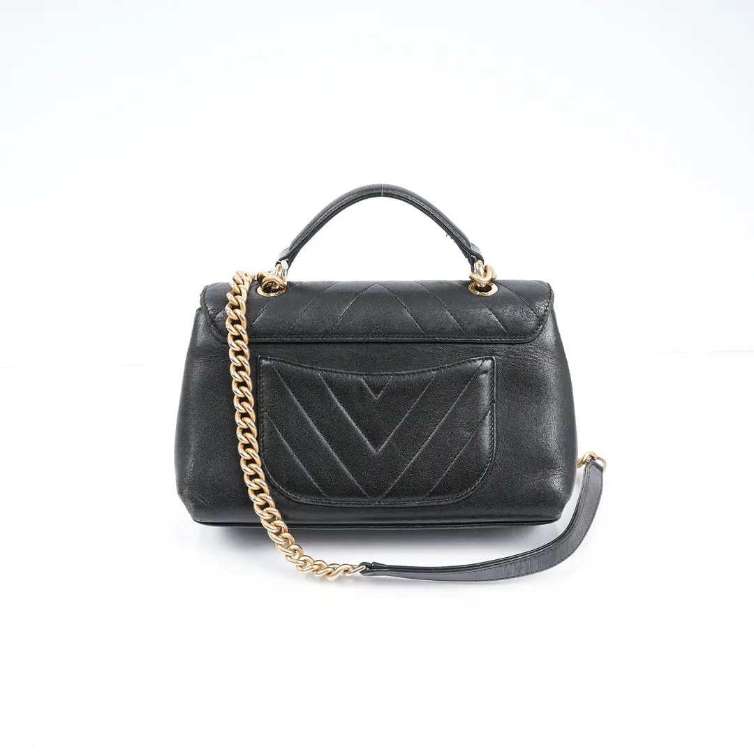 Chanel CC Trend Black Calfskin Shoulder Bag