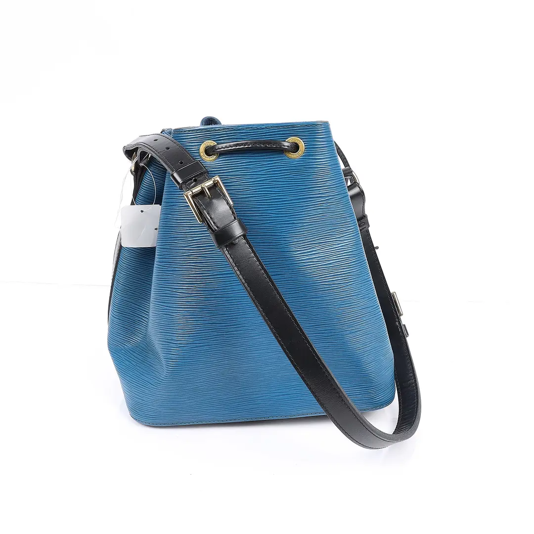 Louis Vuitton Noe Blue Epi Leather Shoulder Bag