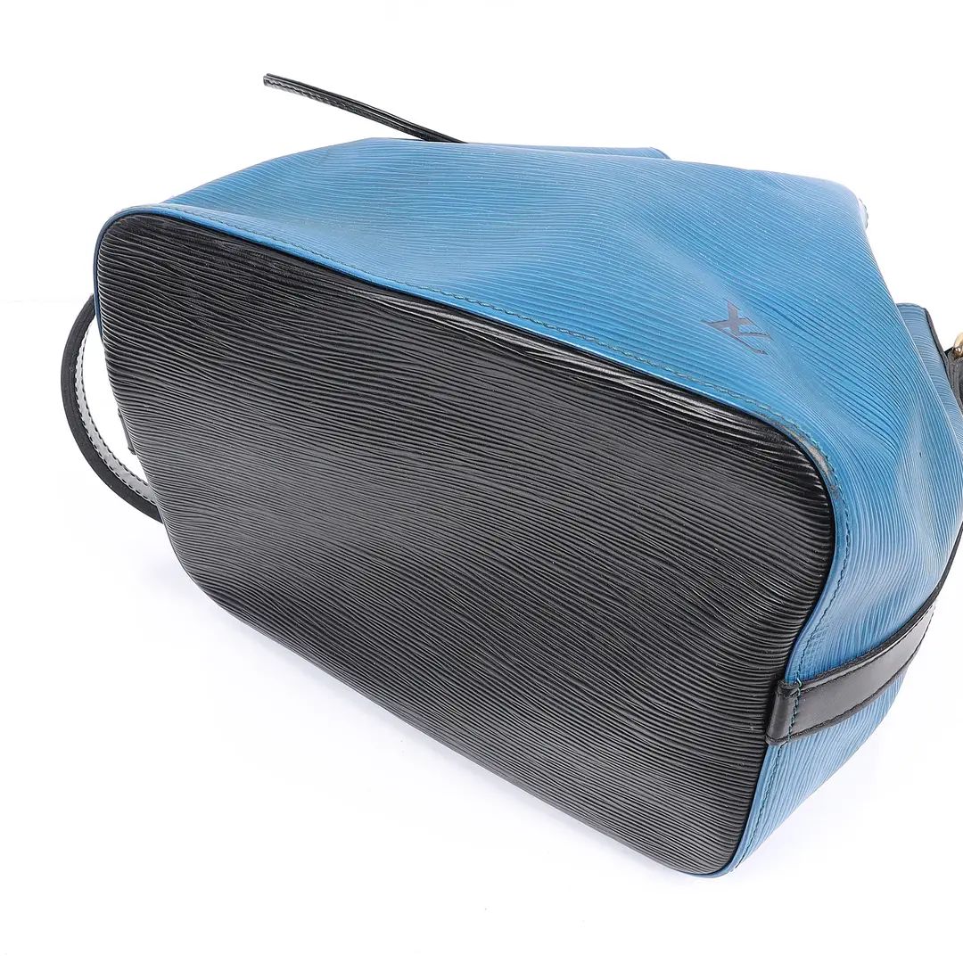 Louis Vuitton Noe Blue Epi Leather Shoulder Bag