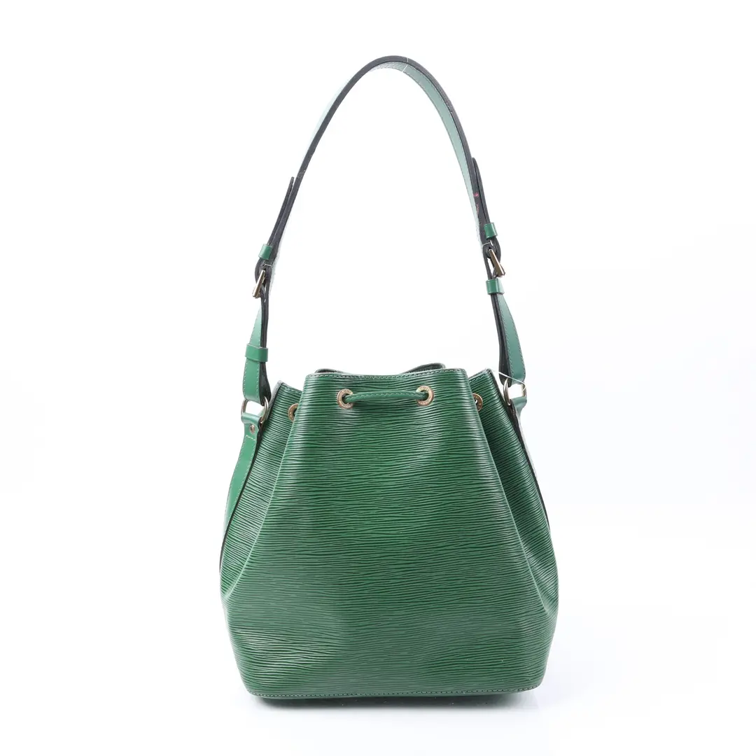 Louis Vuitton Petit Noe Green Epi Leather Shoulder Bag