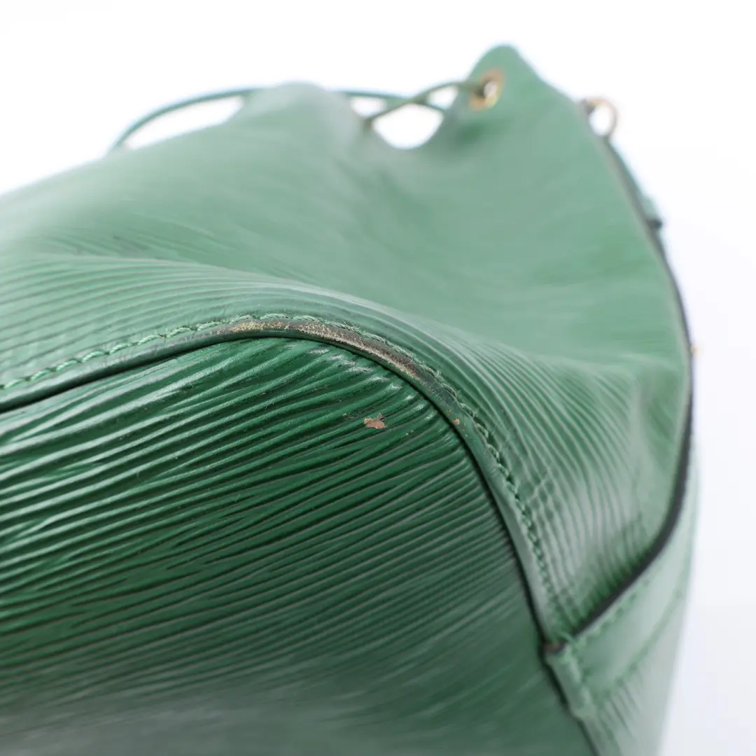 Louis Vuitton Petit Noe Green Epi Leather Shoulder Bag