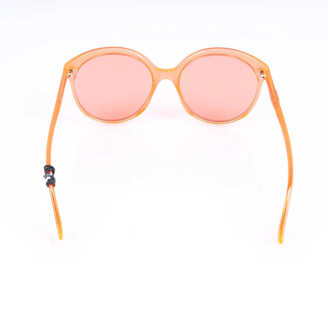 Gucci GG0257S Orange Acetate Sunglasses