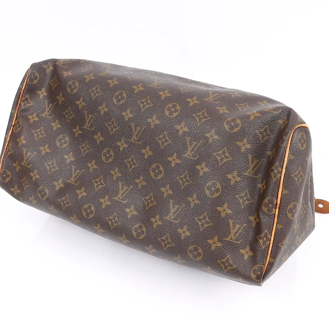 Louis Vuitton Speedy 35 Brown Monogram Canvas Handbag