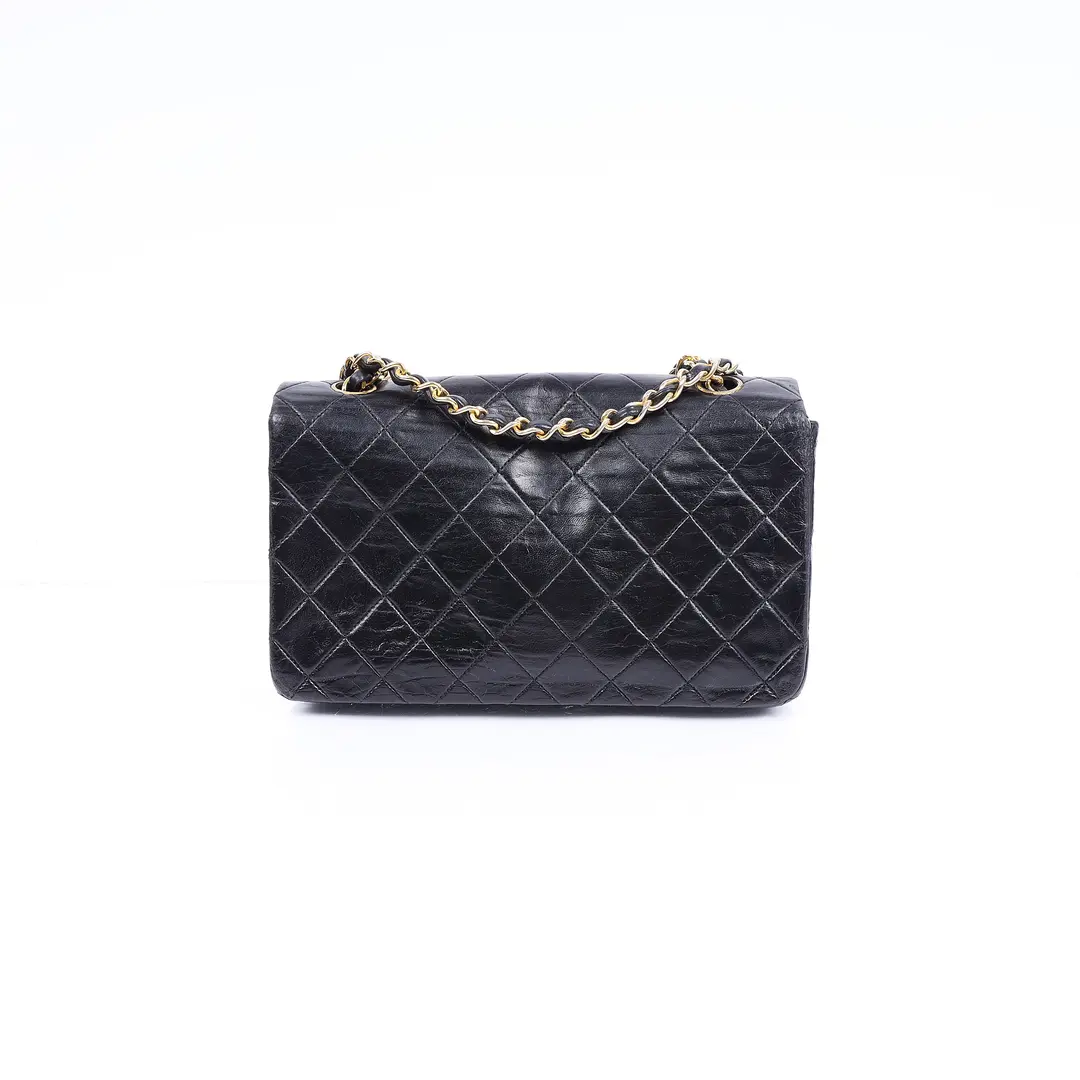 Chanel Classic Flap Black Lambskin Shoulder Bag