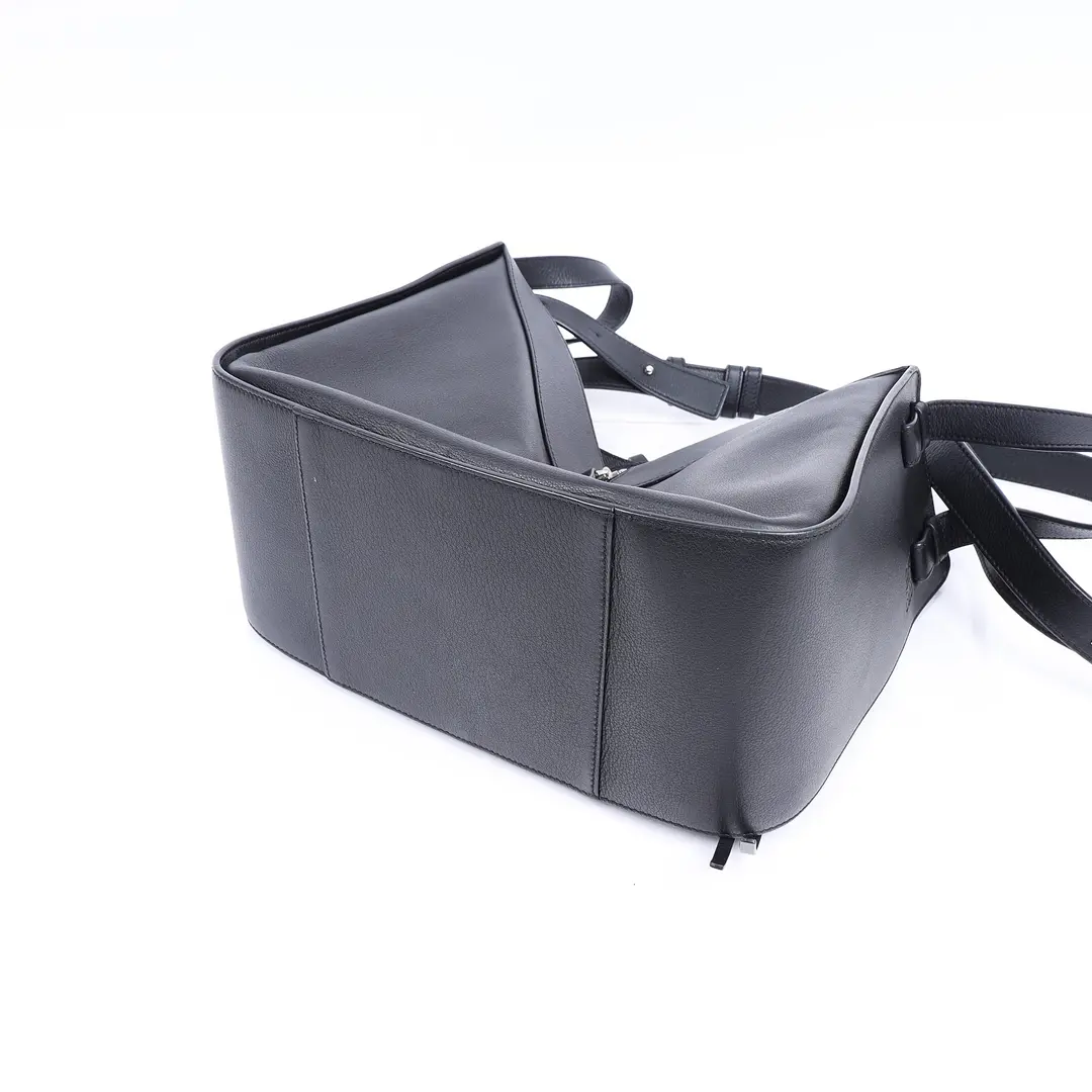 Loewe Hammock Black Leather Shoulder Bag