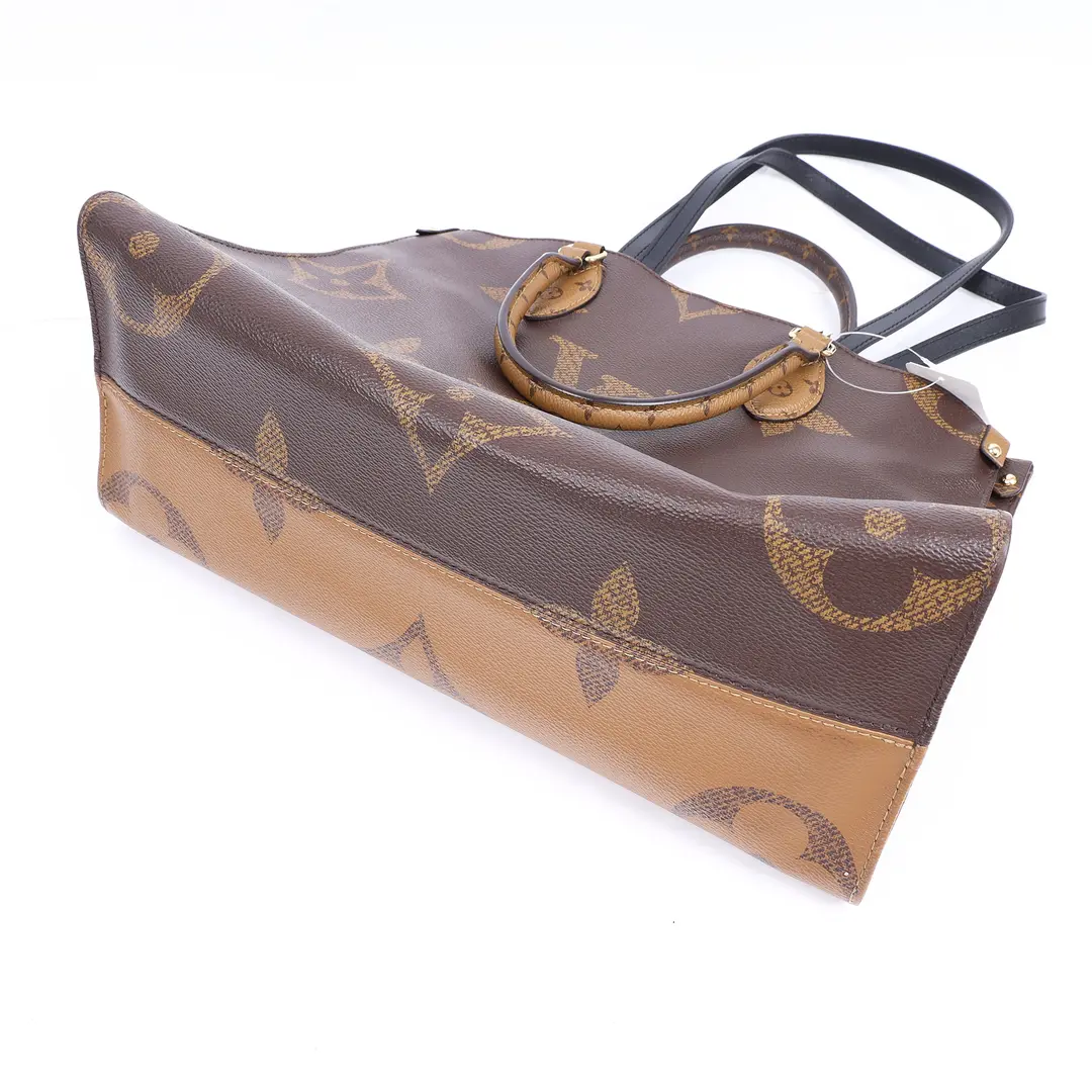 Louis Vuitton Onthego MM Brown Monogram Canvas Tote Bag