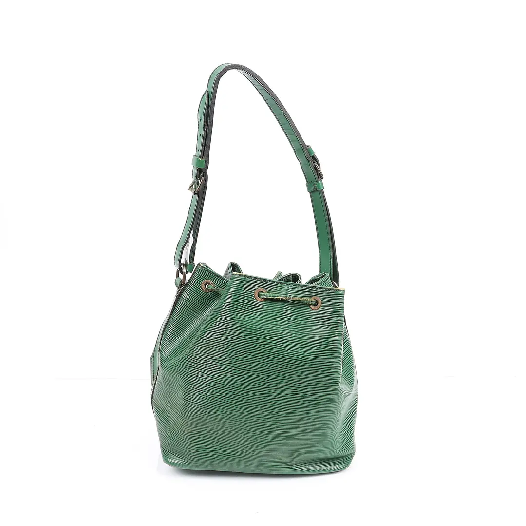 Louis Vuitton Noe Green Epi Leather Shoulder Bag