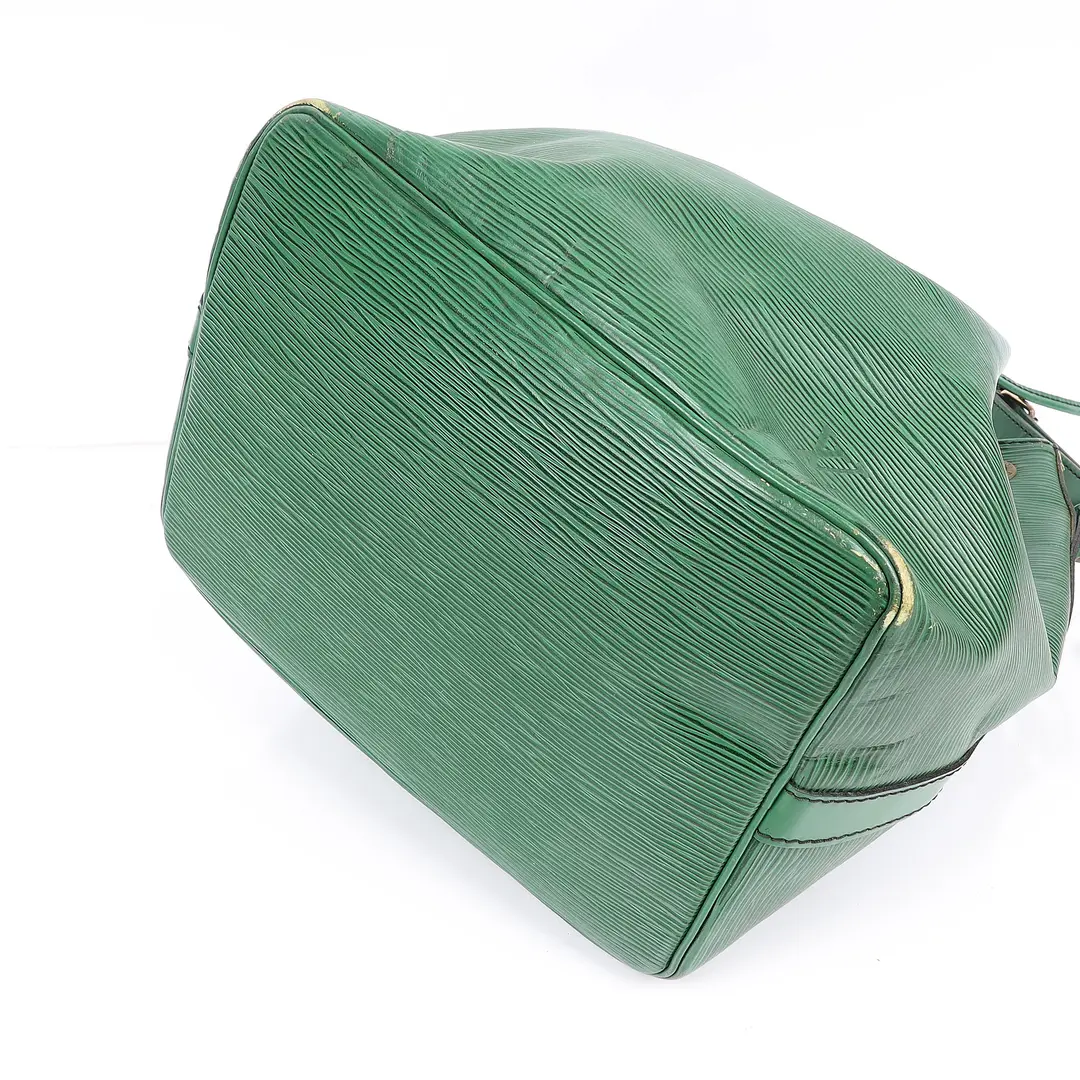 Louis Vuitton Noe Green Epi Leather Shoulder Bag