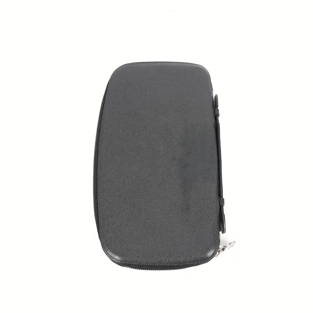 Louis Vuitton Atoll Black Taiga Leather Wallet