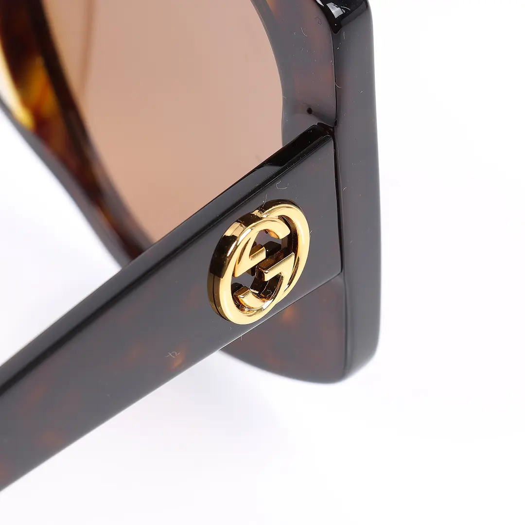 Gucci GG1257SA Brown Acetate 56mm Sunglasses