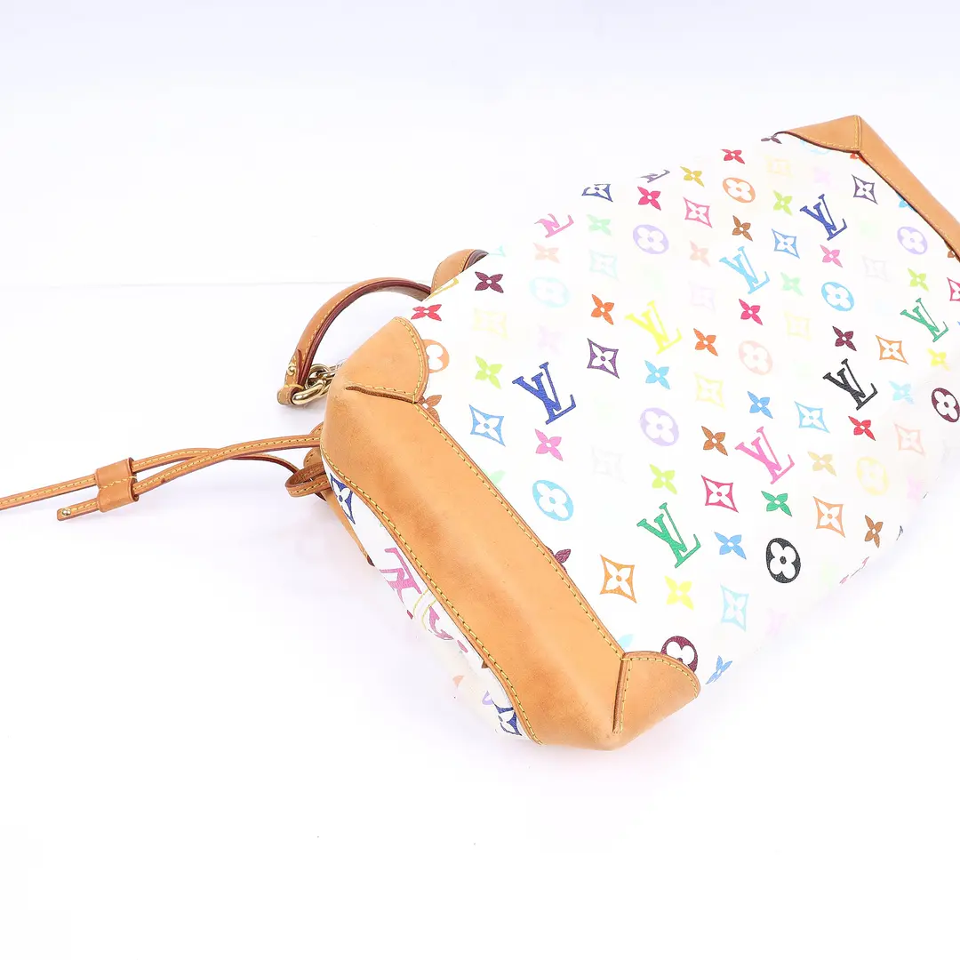 Louis Vuitton Monogram Multicolor Ursula White Shoulder Bag
