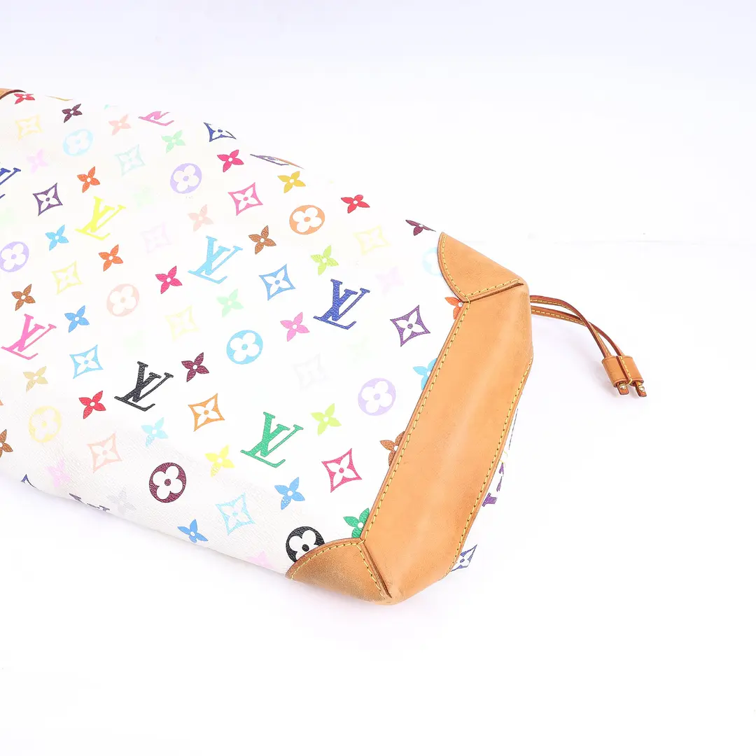Louis Vuitton Monogram Multicolor Ursula White Shoulder Bag