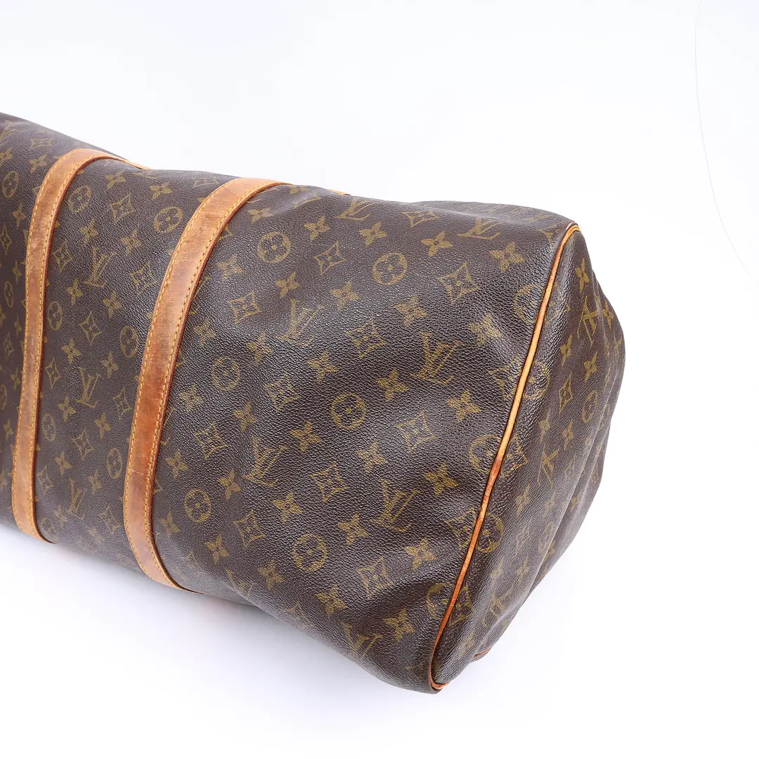 Louis Vuitton Keepall Brown Monogram Canvas Travel Bag