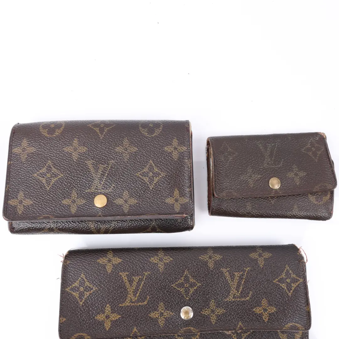 Louis Vuitton Monogram Vintage Wallet and Key Case Set