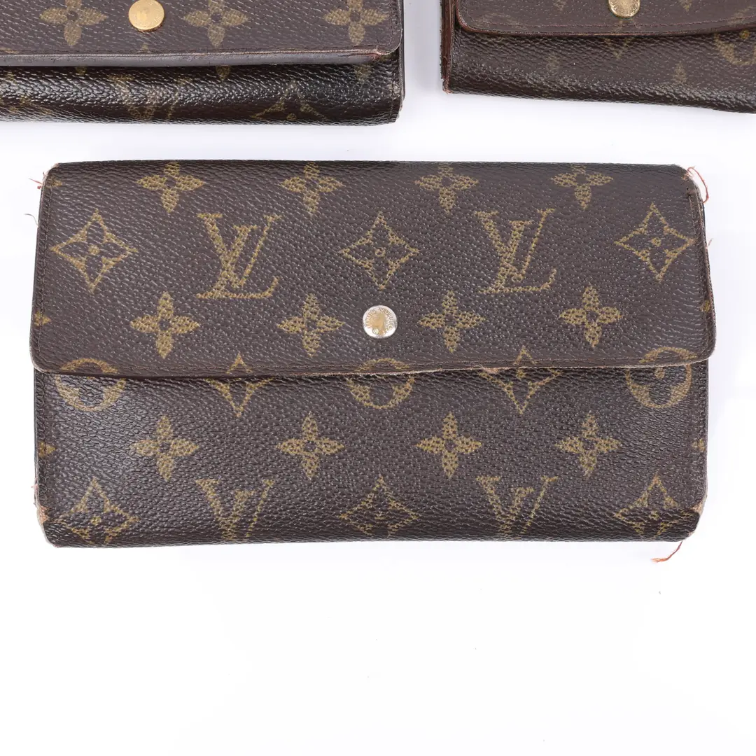 Louis Vuitton Monogram Vintage Wallet and Key Case Set