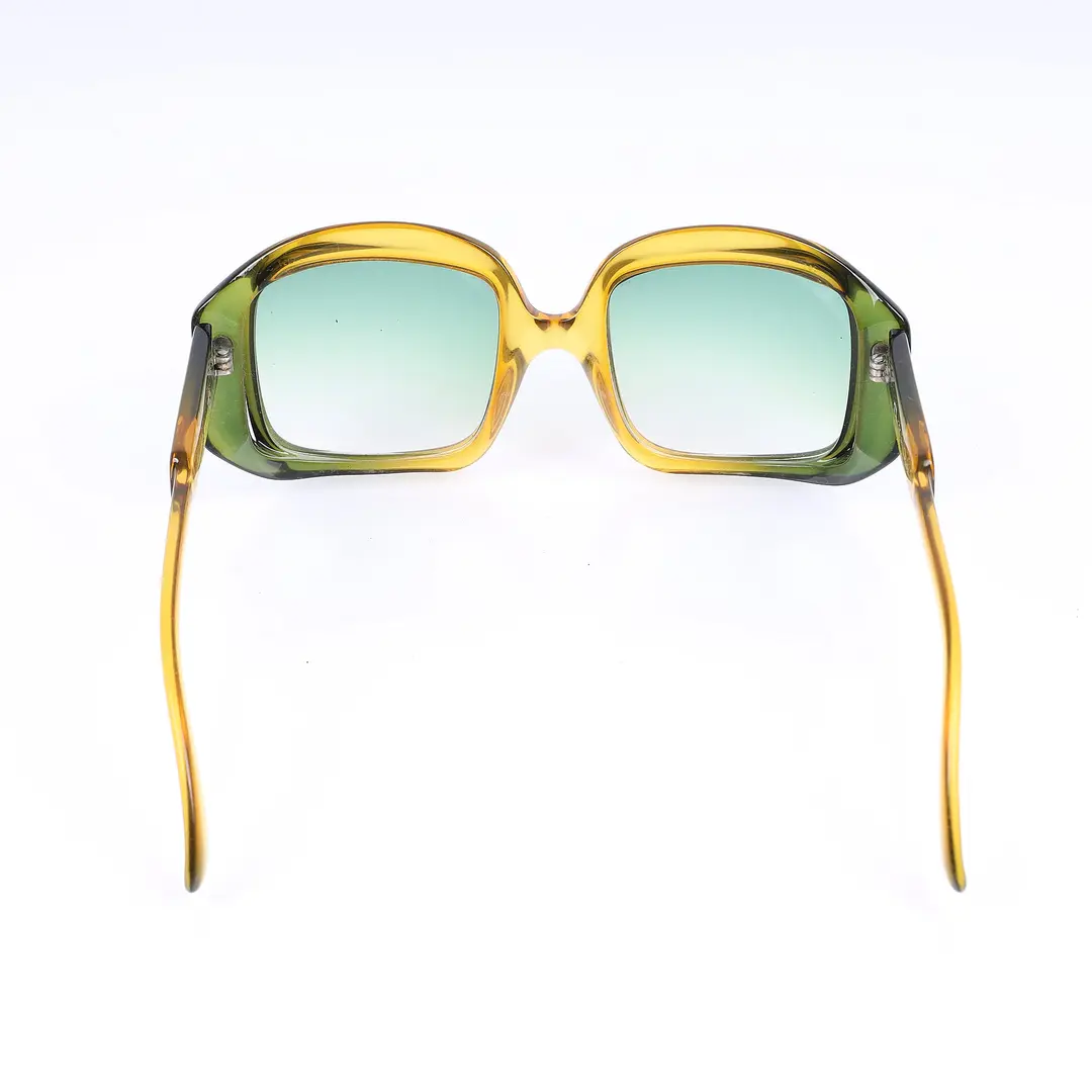 Christian Dior Vintage CD Logo Yellow Optyl Sunglasses