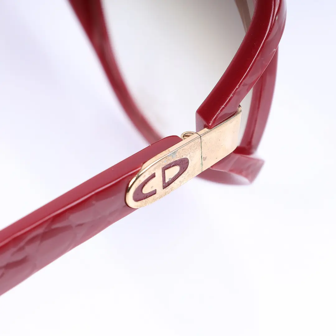 Dior Vintage 2320A Red Optyl Sunglasses