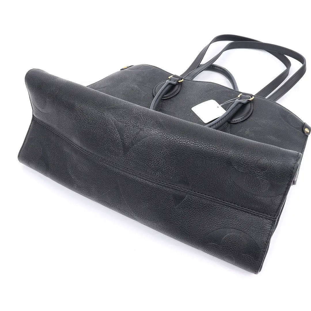 Louis Vuitton OnTheGo MM Black Empreinte Tote Bag