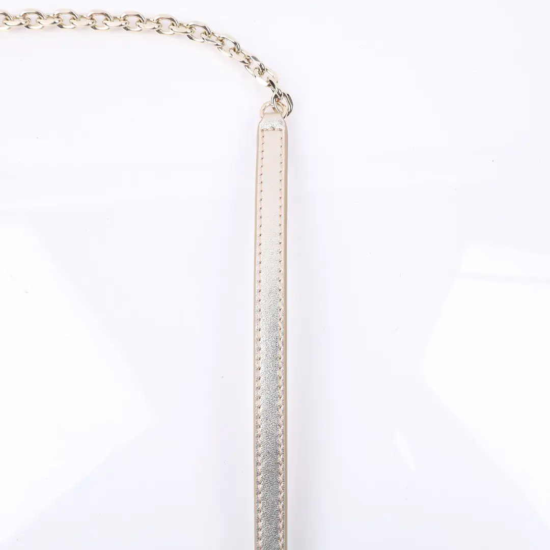 Anteprima Chain Gold Leather Bag Strap