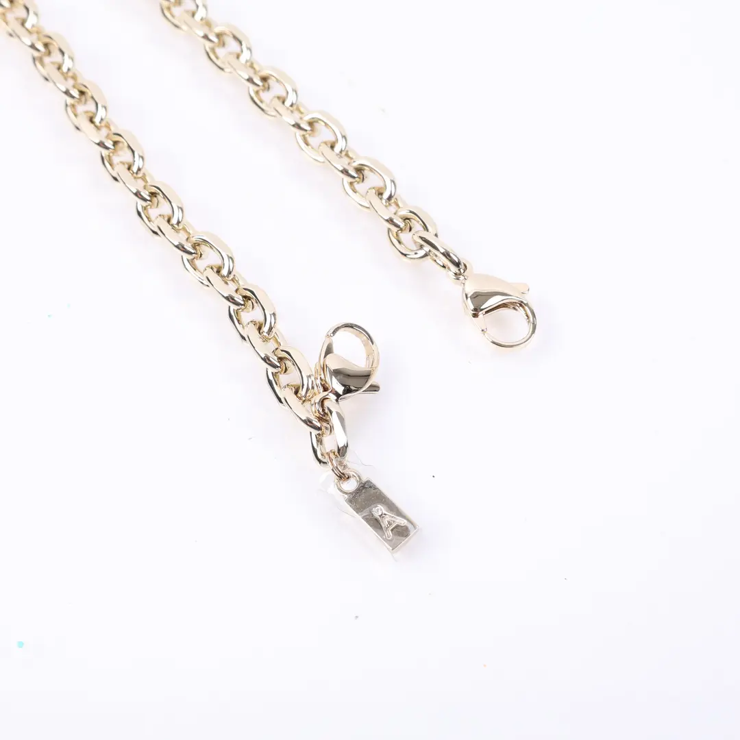 Anteprima Chain Gold Leather Bag Strap