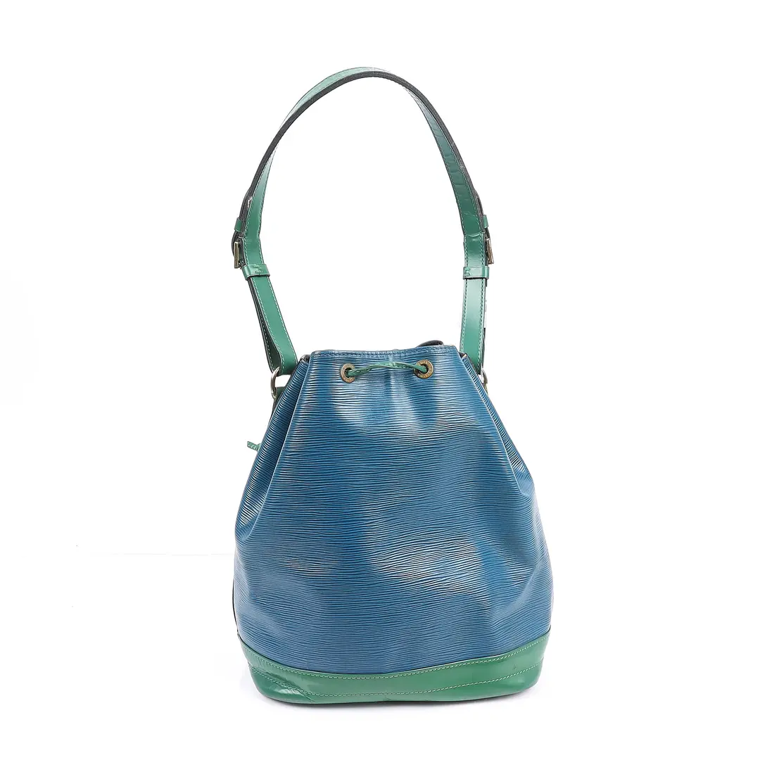 Louis Vuitton Petit Noe Blue Epi Leather Shoulder Bag