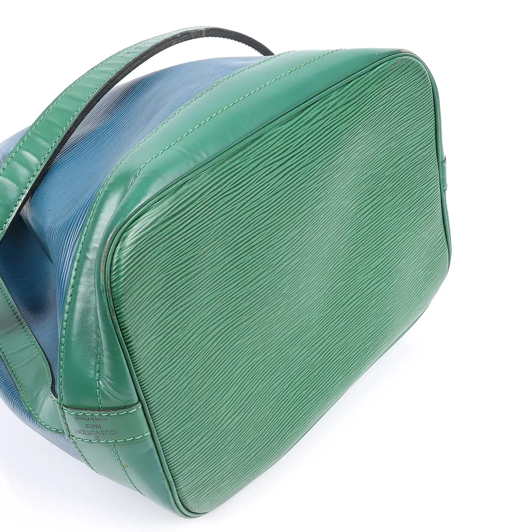 Louis Vuitton Petit Noe Blue Epi Leather Shoulder Bag