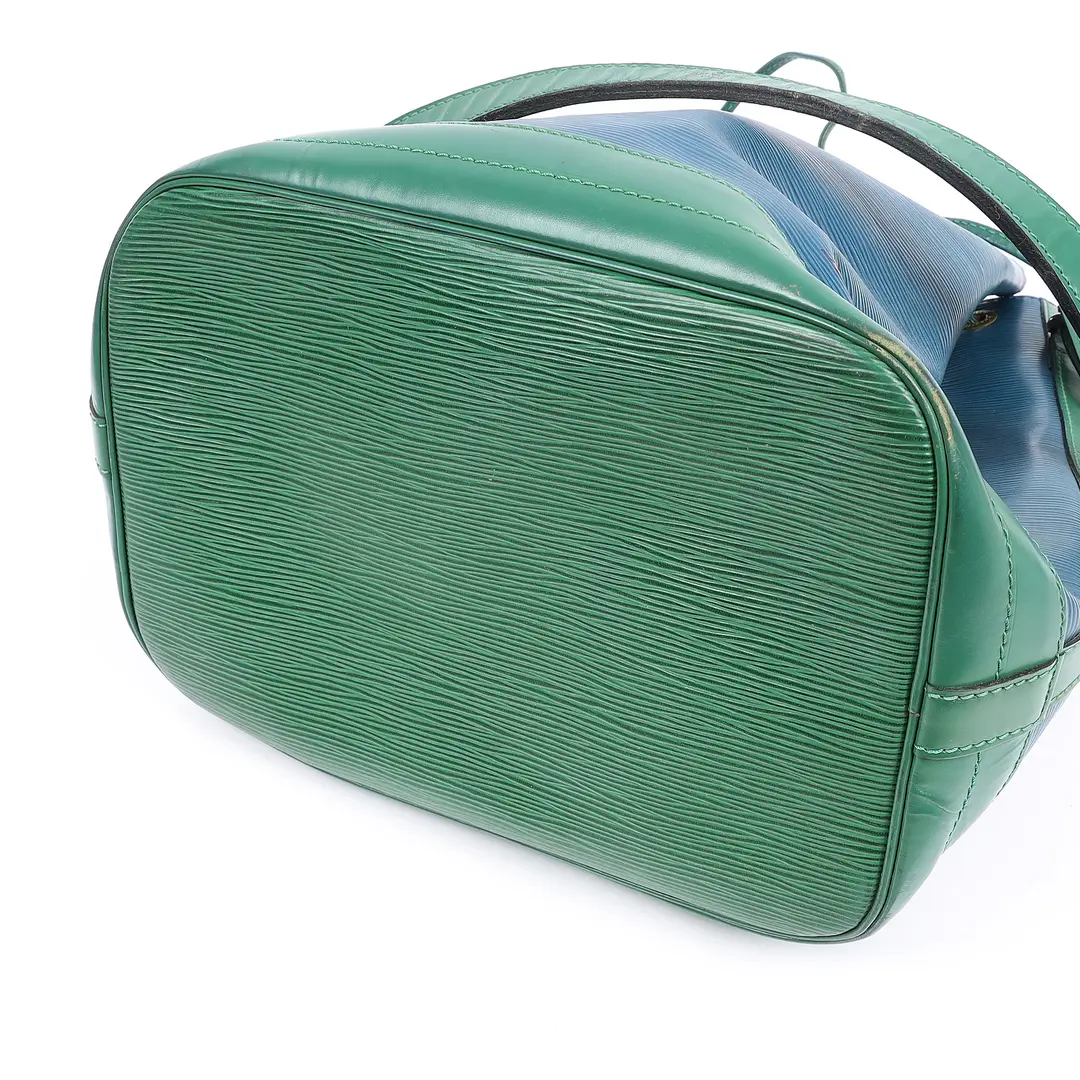 Louis Vuitton Petit Noe Blue Epi Leather Shoulder Bag