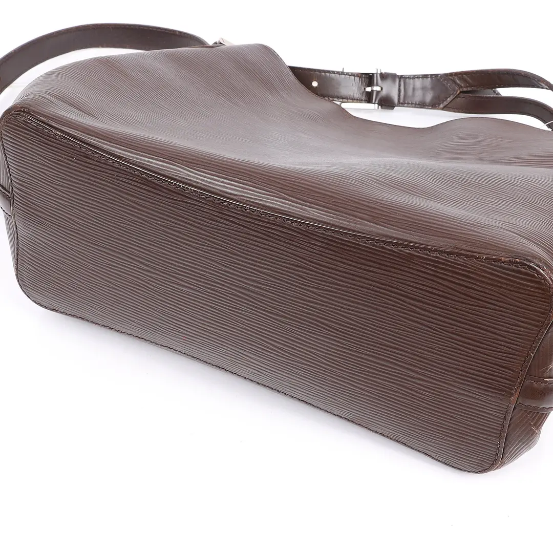 Louis Vuitton Saint Jacques Brown Epi Leather Shoulder Bag