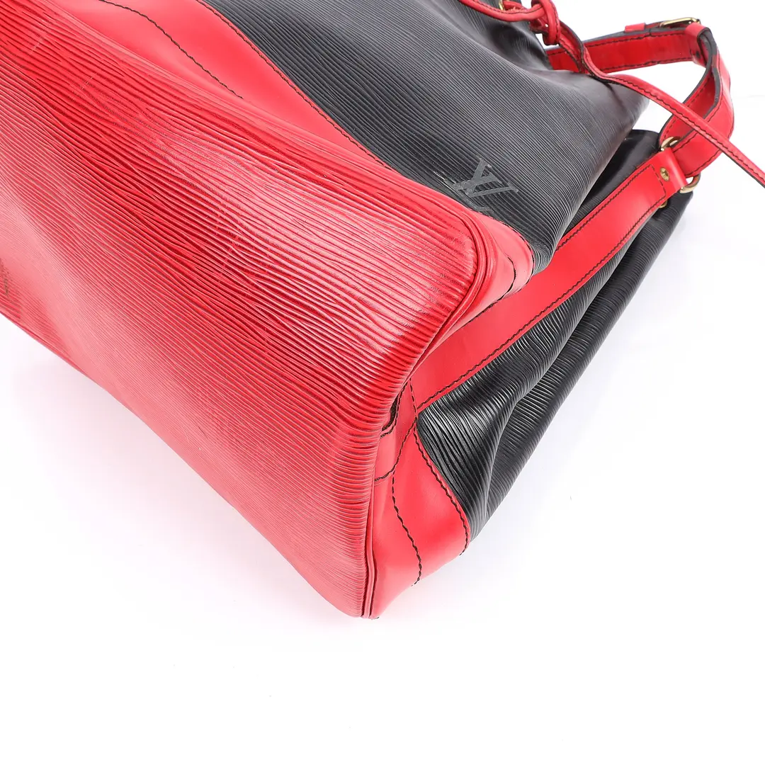 Louis Vuitton Noe Black Epi Bucket Bag