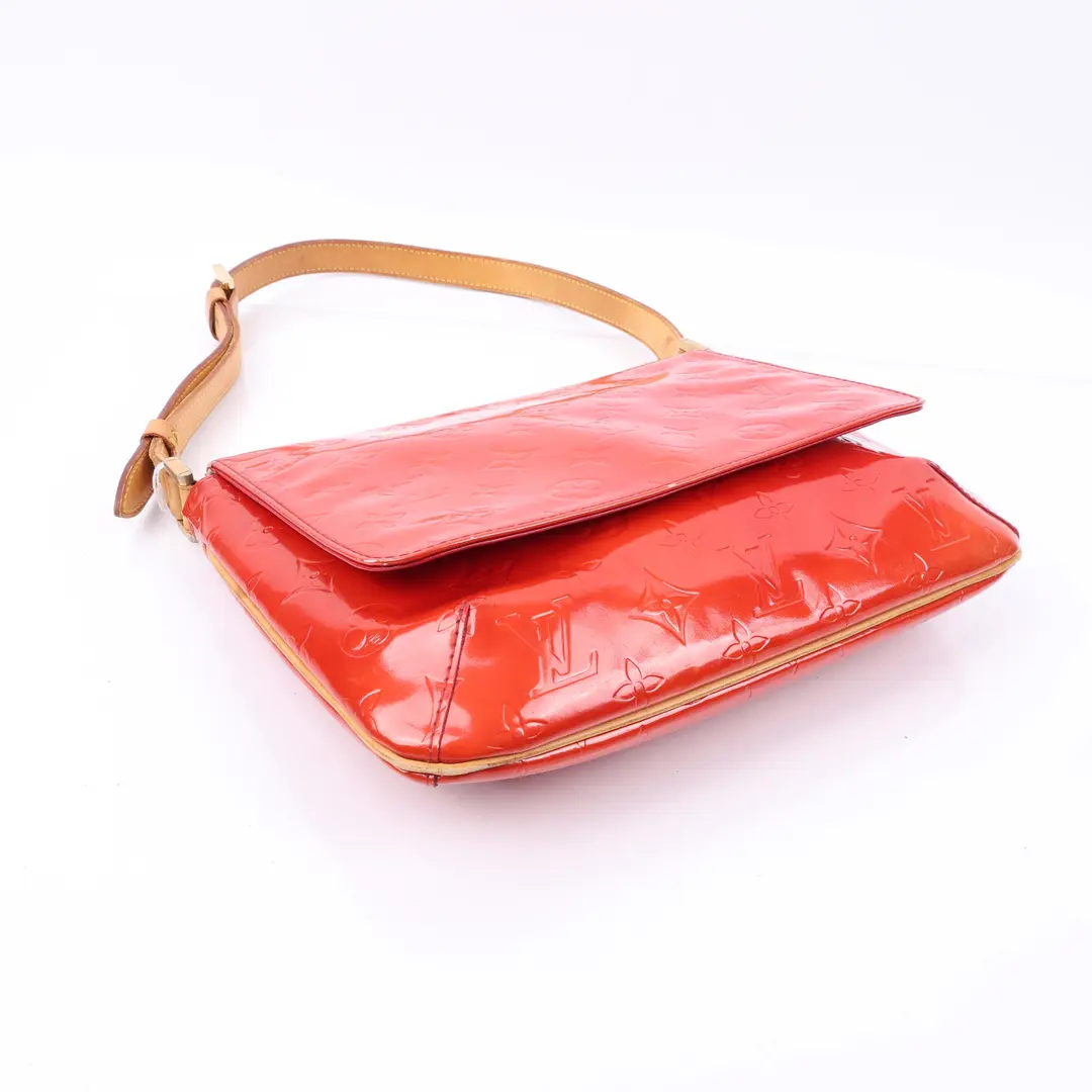 Louis Vuitton Thompson Street Orange Vernis Shoulder Bag