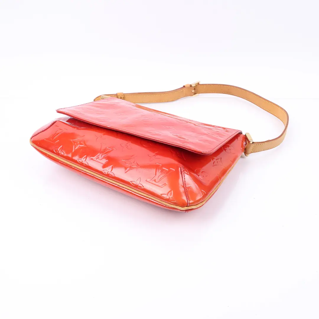 Louis Vuitton Thompson Street Orange Vernis Shoulder Bag