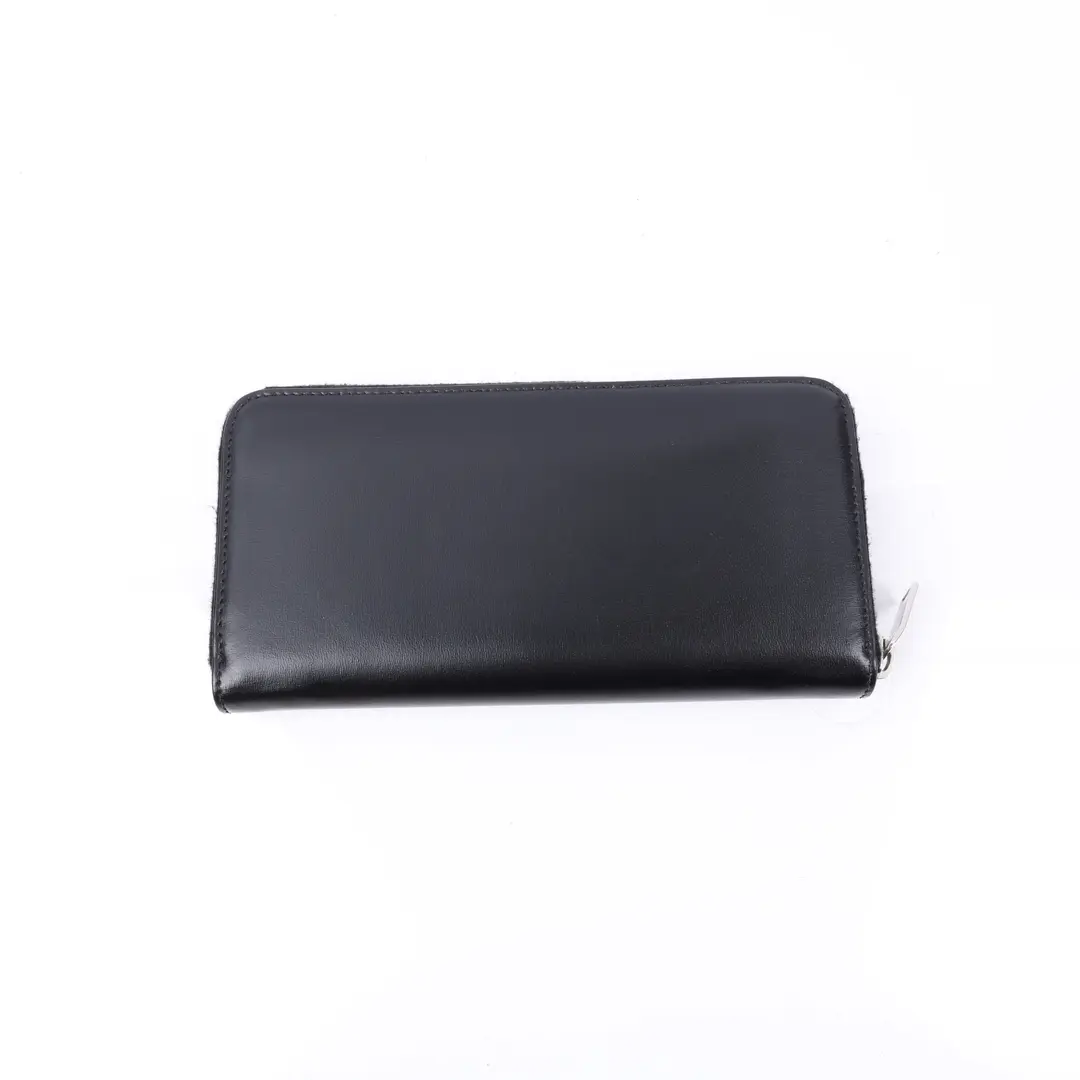 Saint Laurent Tiny Monogram Black Leather Wallet