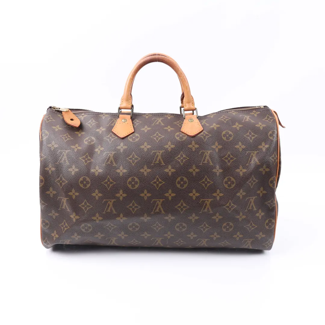 Louis Vuitton Speedy 35 Brown Monogram Canvas Bag